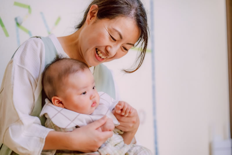 赤ちゃんの体重測定・健康チェック